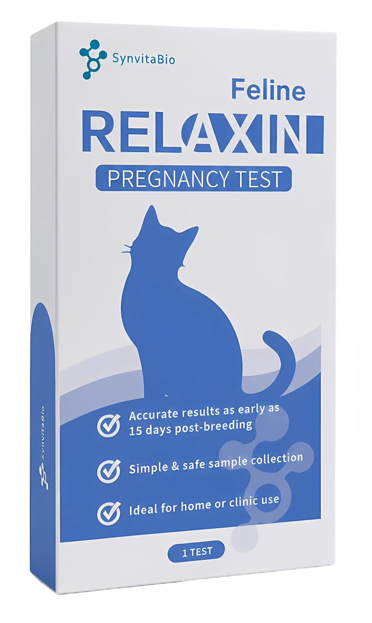 SynVita Bio feline relaxin pregnancy test retail box