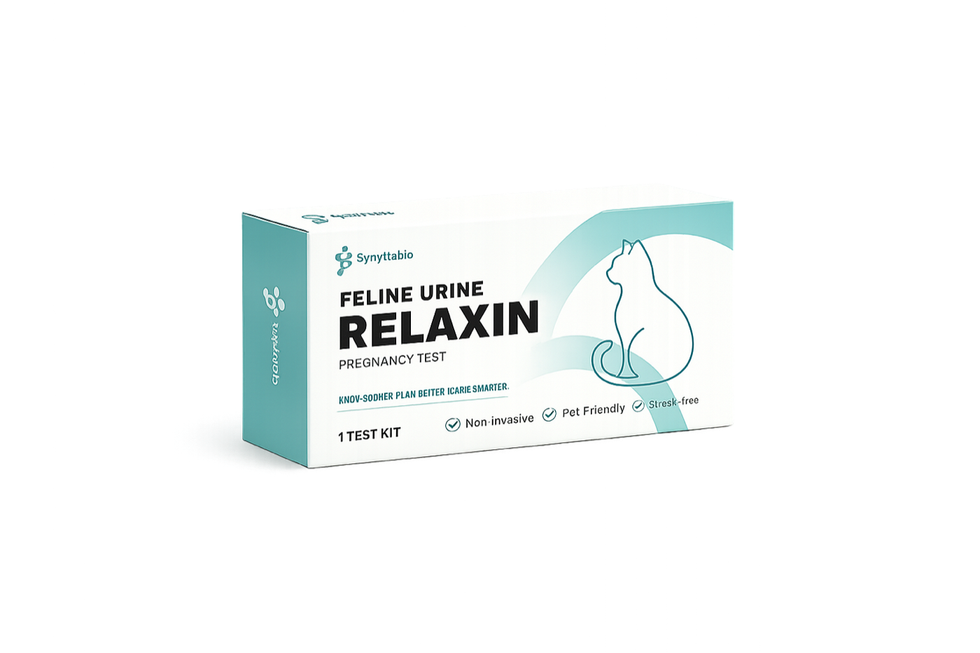 SynVita Bio feline urine relaxin pregnancy test horizontal retail box